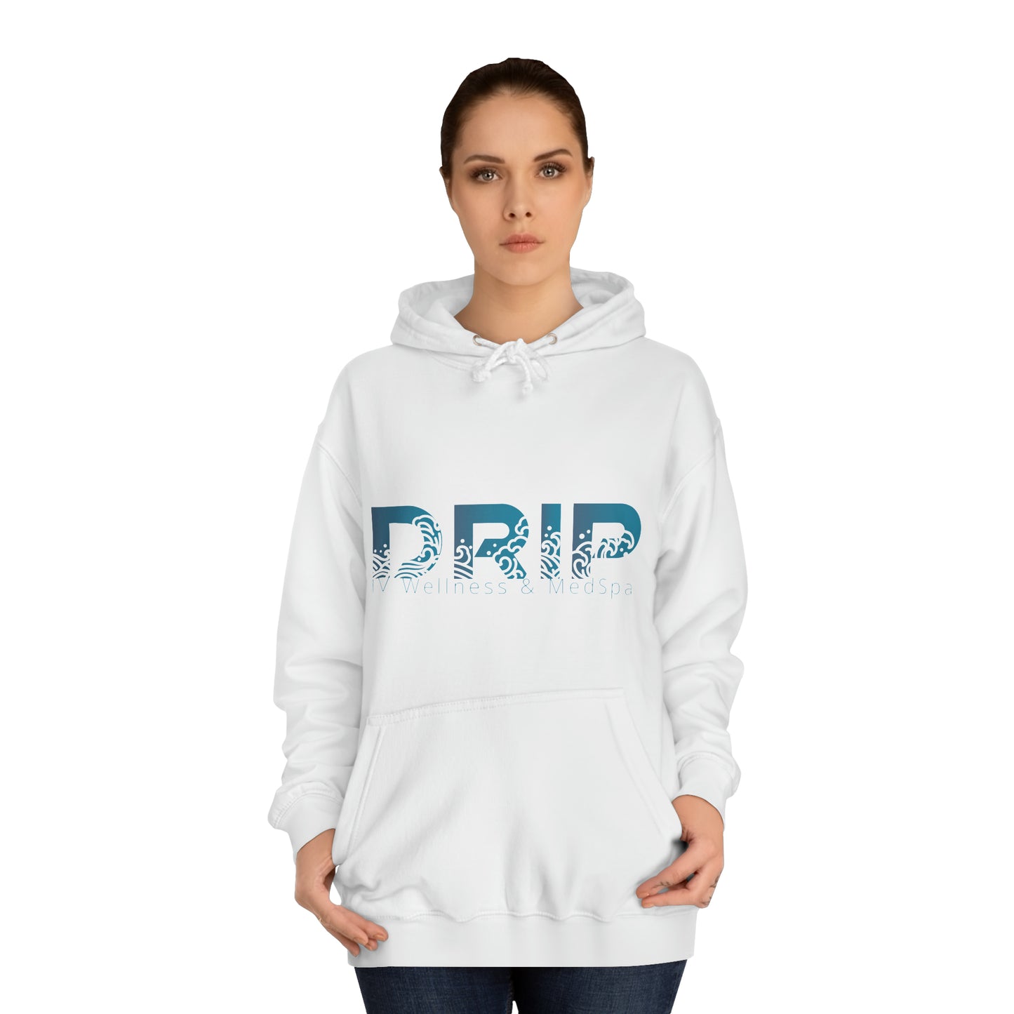 Water Drip Unisex College Hoodie