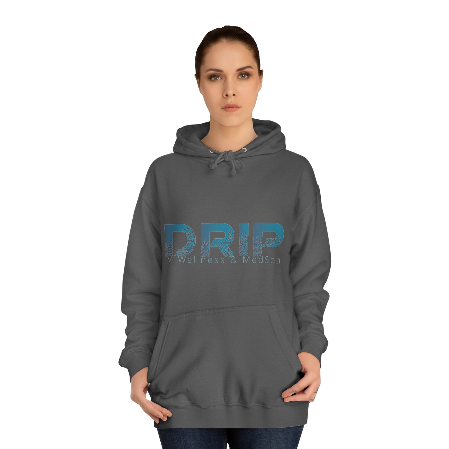 Water Drip Unisex College Hoodie