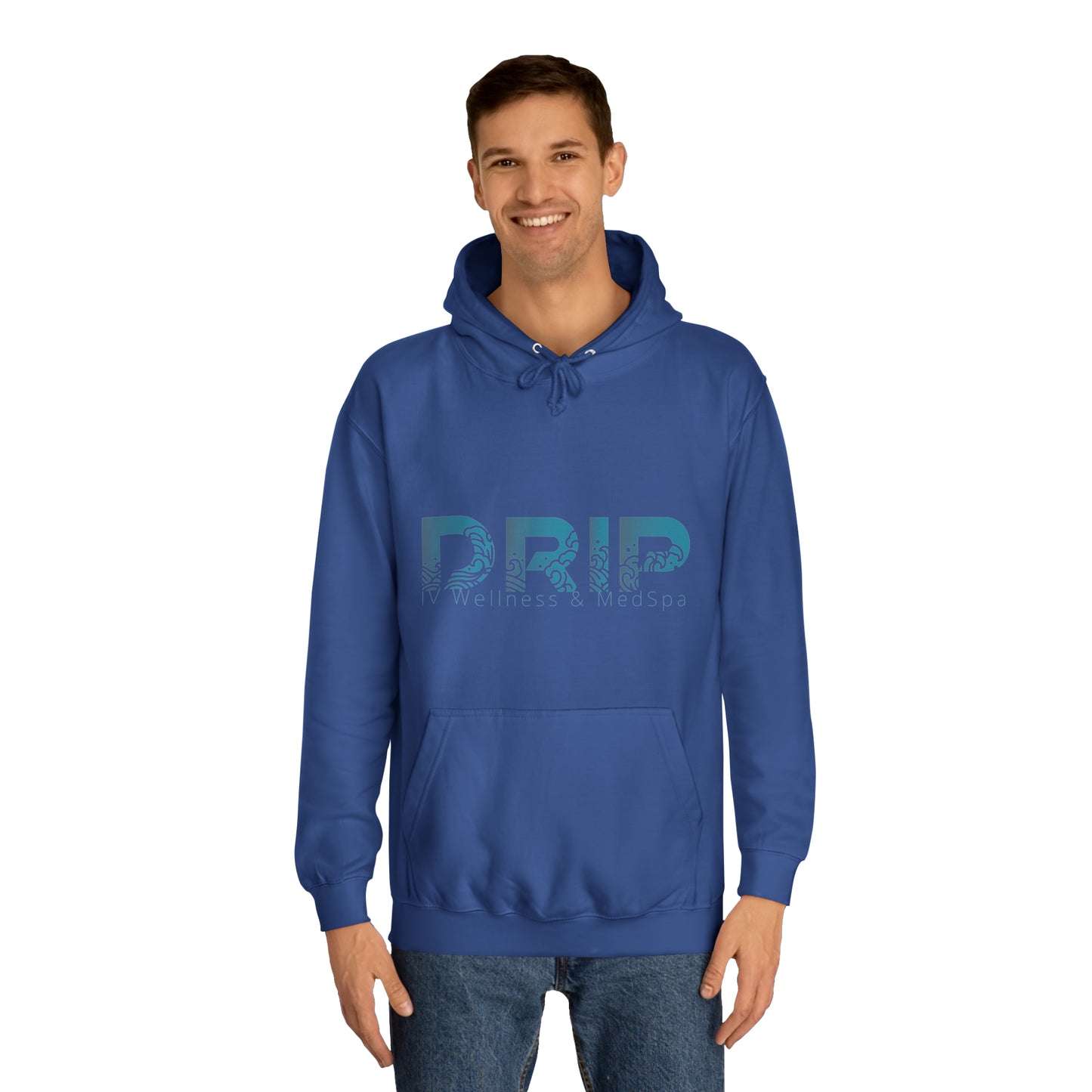 Water Drip Unisex College Hoodie