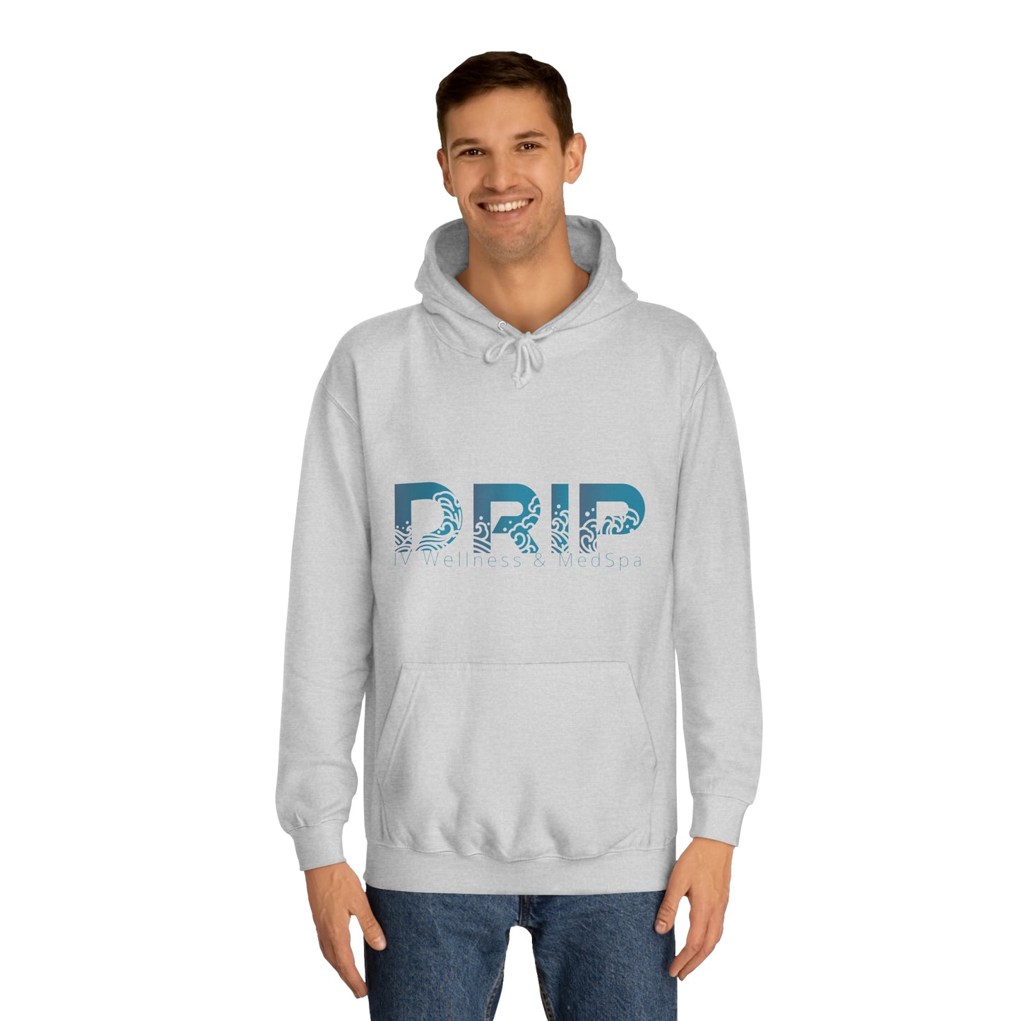 Water Drip Unisex College Hoodie