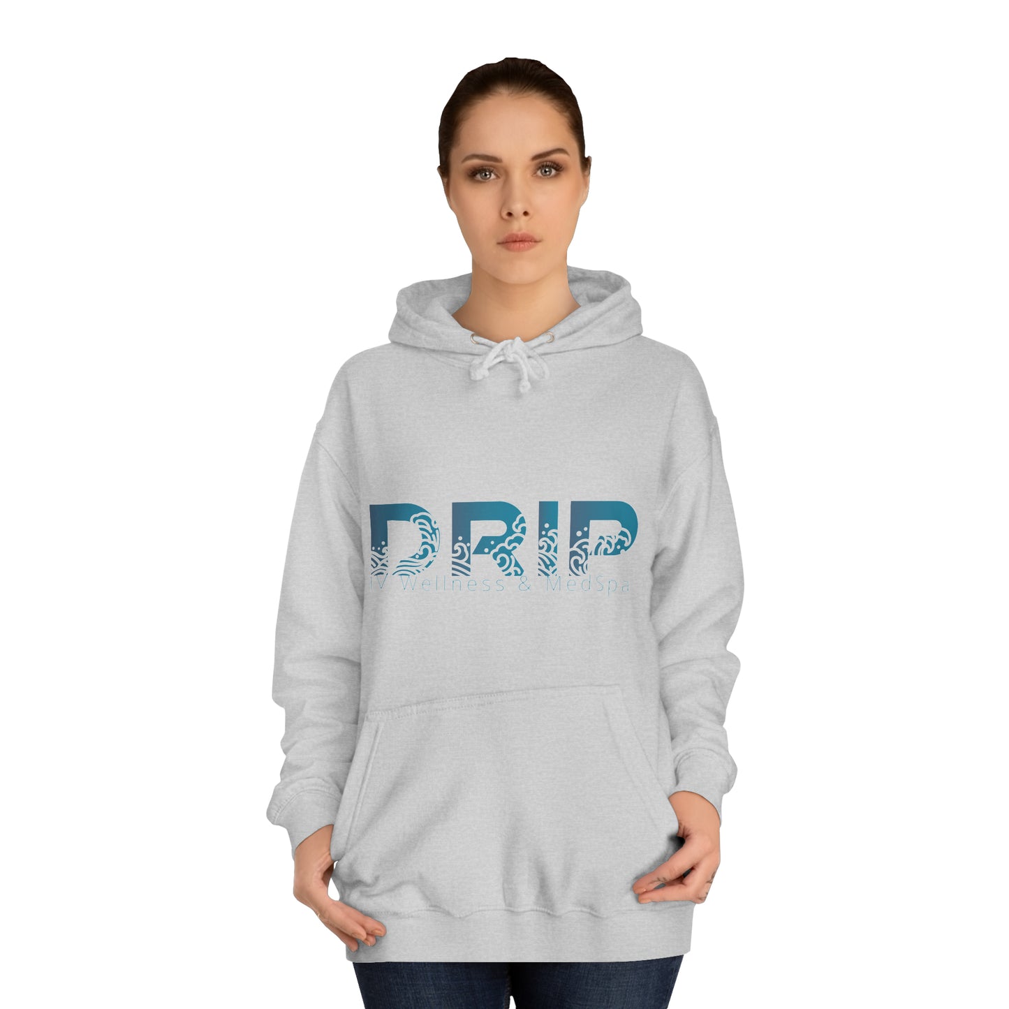 Water Drip Unisex College Hoodie