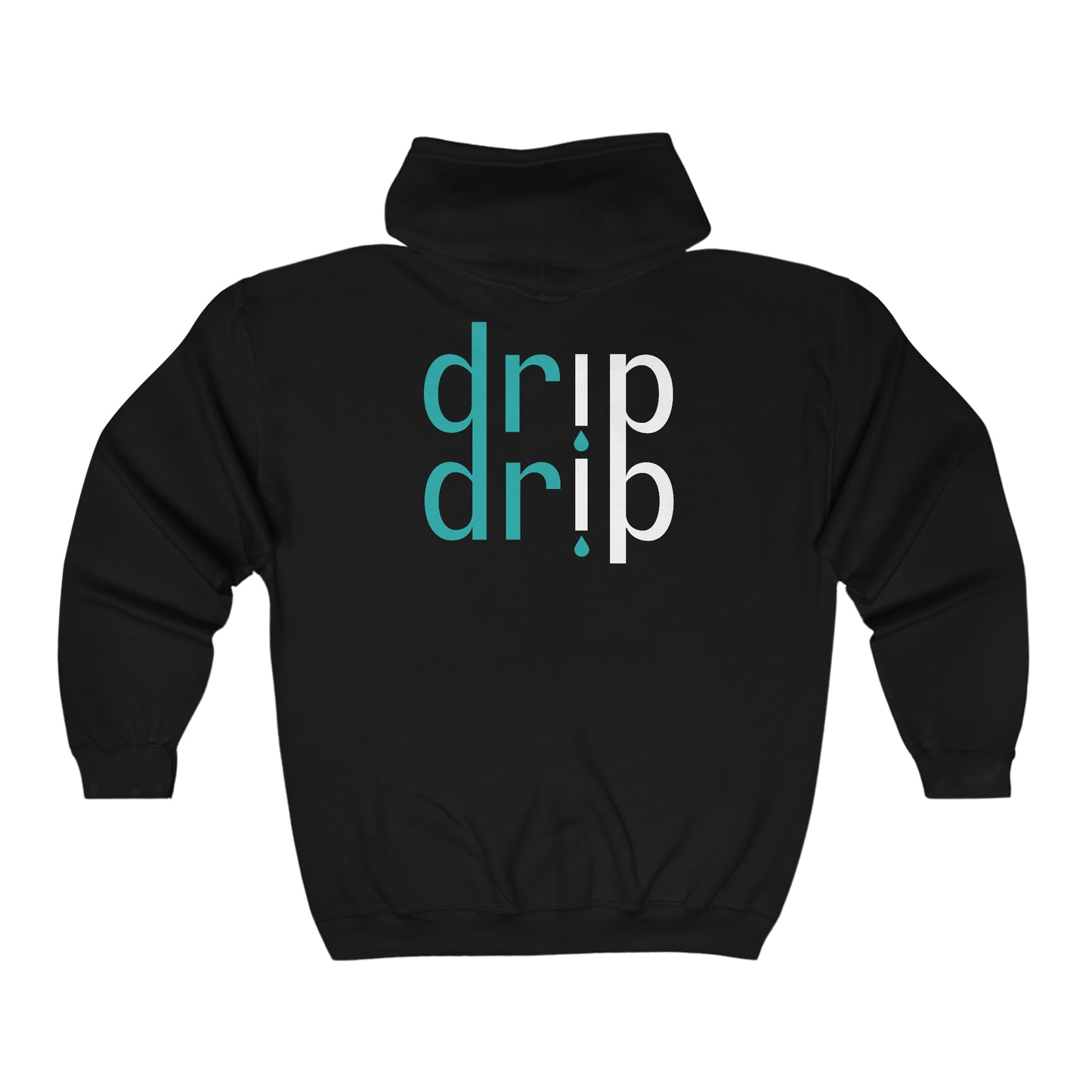 Drip Drip Unisex Full Zip Hooded Sweatshirt