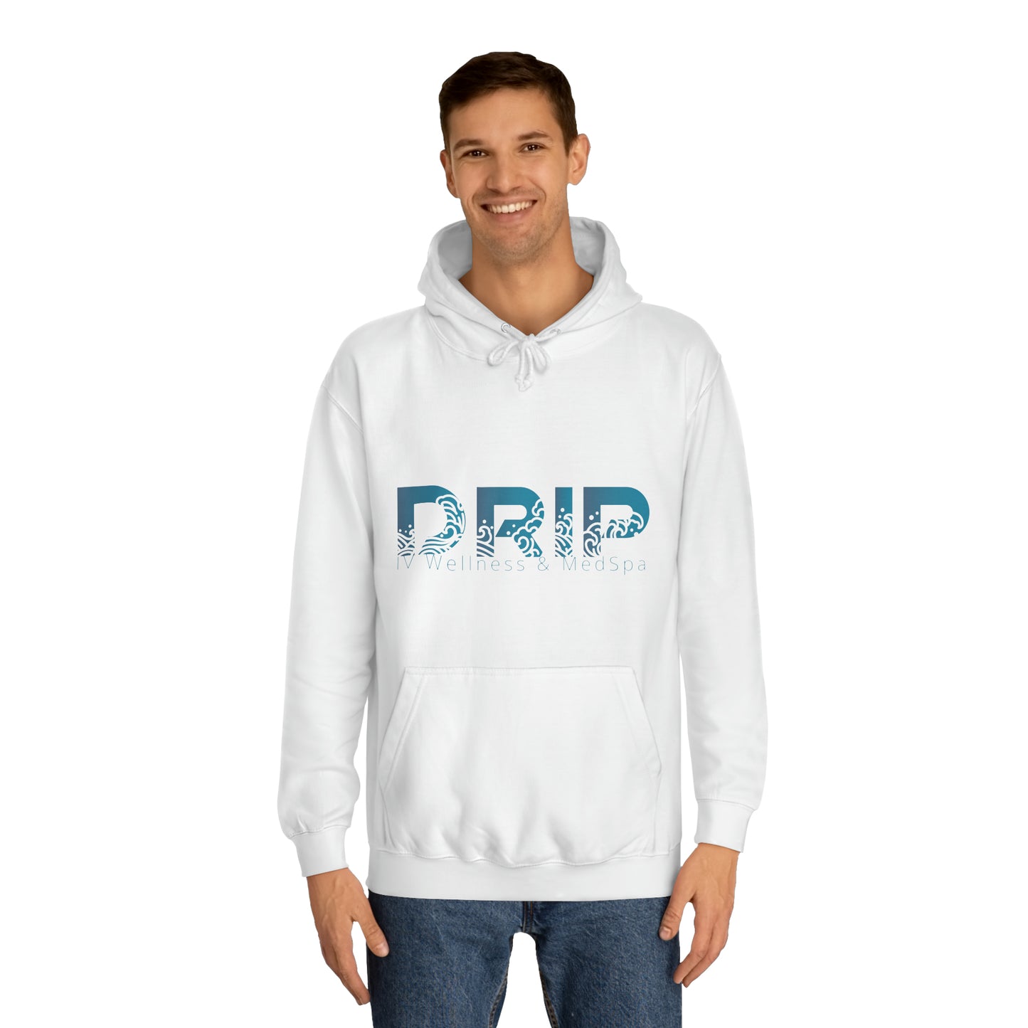 Water Drip Unisex College Hoodie