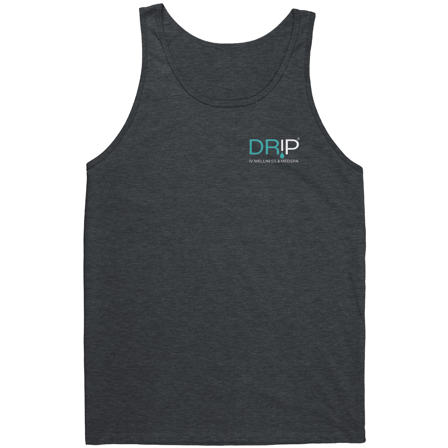 Unisex Drip Tank - Black and Grey
