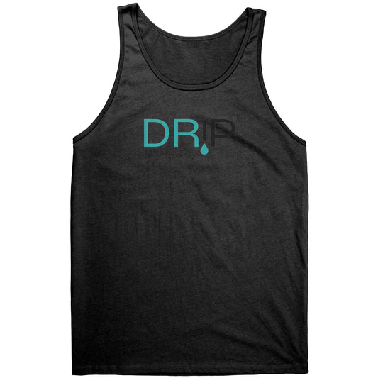 Unisex Drip Tank - White