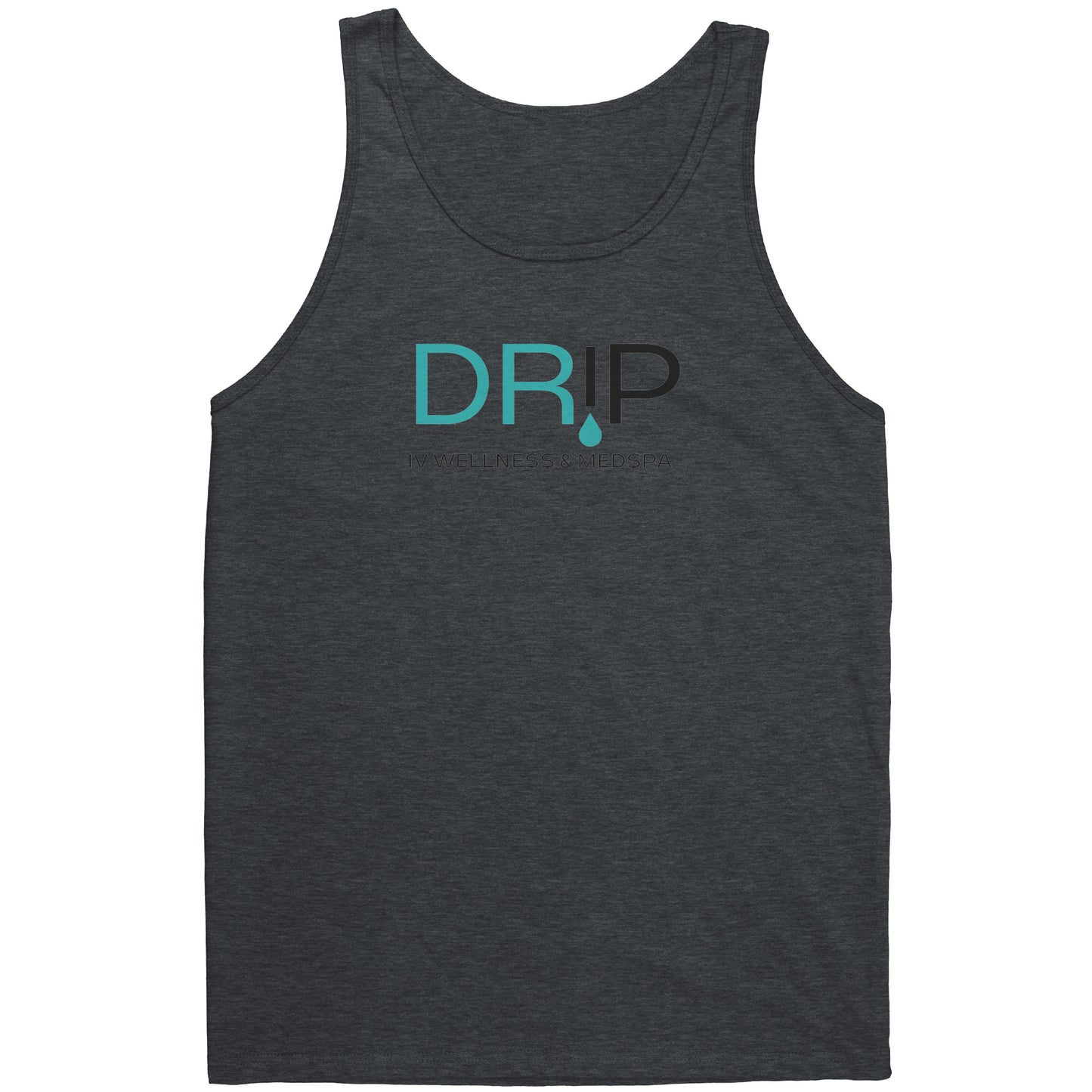 Unisex Drip Tank - White