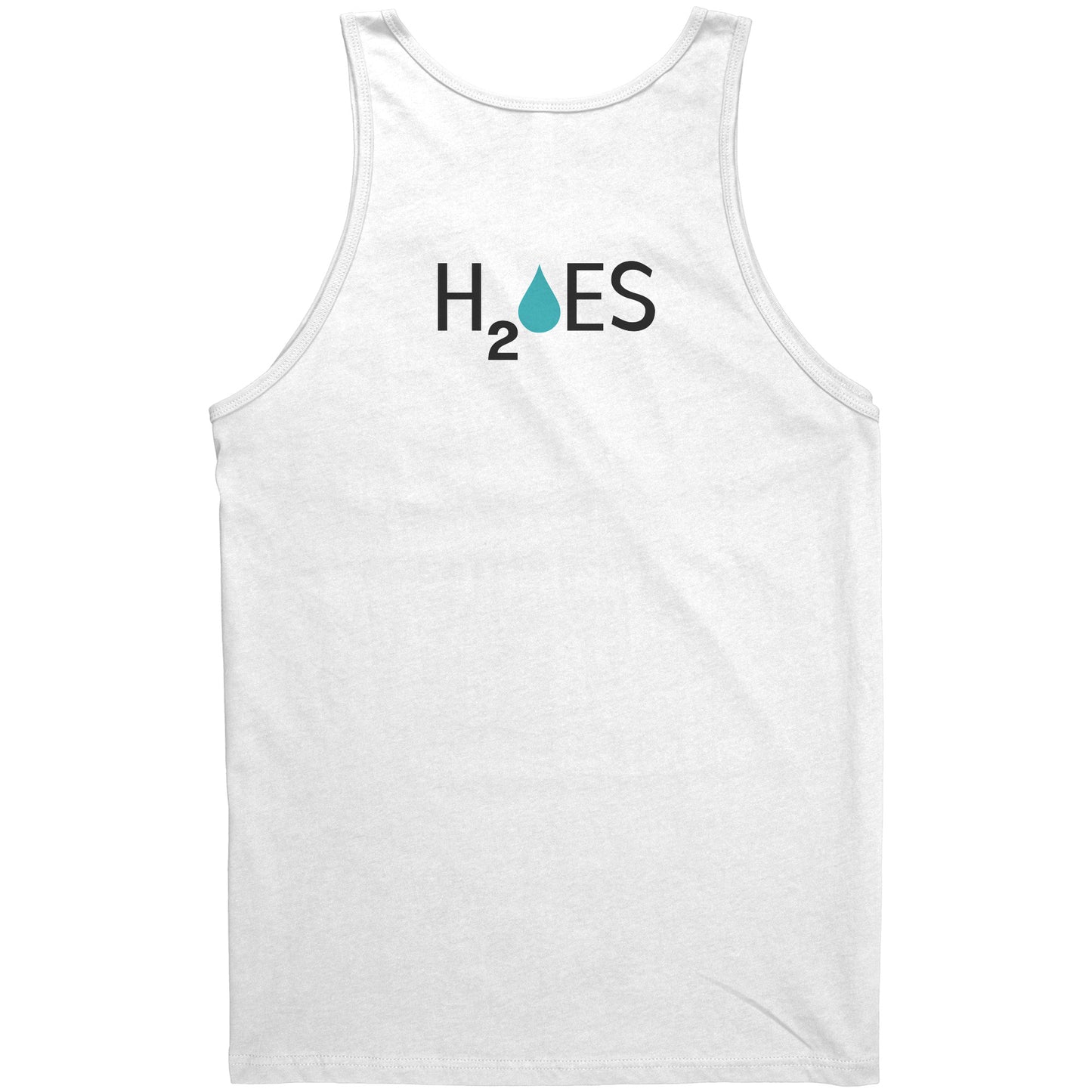 Unisex Drip Tank - White